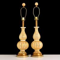 Pair of Barovier & Toso Lamps, Murano - Sold for $2,125 on 11-25-2017 (Lot 143).jpg